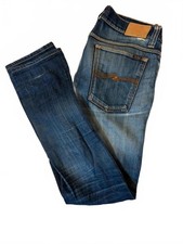 Nudie Jeans Slim Fit – Distressed Blue – Worn-In Style W34 L33