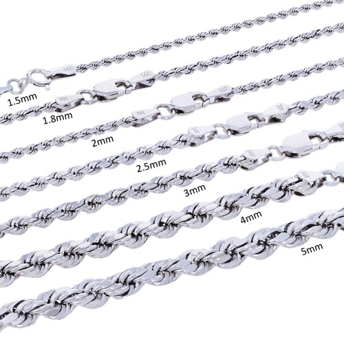 14k white gold 5mm - 14k,