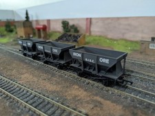 Mainline Rake Of Iron Ore Hopper Wagons