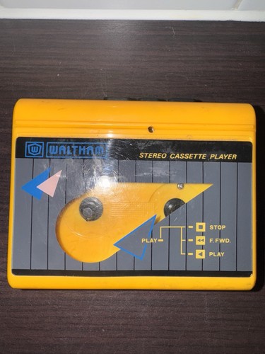 Vintage waltham yellow stereo - vintage,