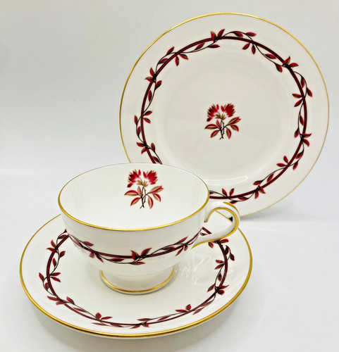 Vintage minton carmine trio - vintage,