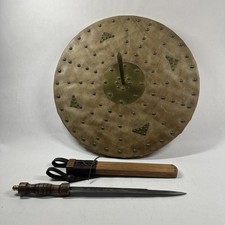 Custom Leather Scottish Targe