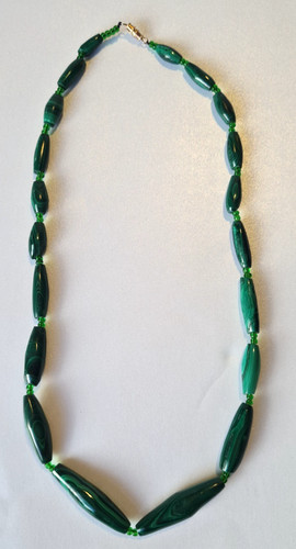 Vintage malachite beaded - vintage,