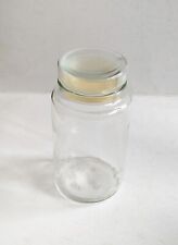 Clear Glass Candy Jar Lidded Container Storage Sweets Sugar Cookie Rice Grain