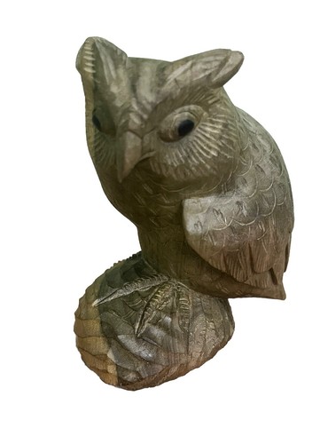 Owl figurine beautifully - (e),