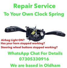 VW Polo 6R 2009 to 2017 Steering Wheel Airbag Clock Spring Squib Repair Service