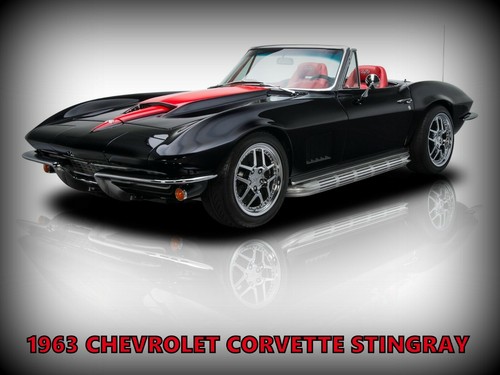 1963 chevrolet corvette metal - corvette,