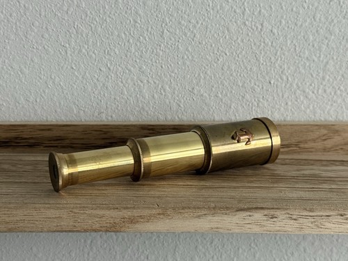 Vintage brass pocket - brass,