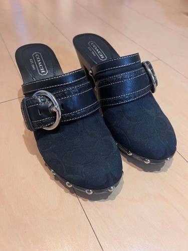 Coach signature sandals mules - sandals,