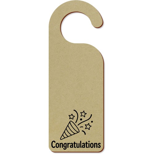 Congrats party popper door - party, popper'