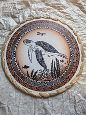 Tonga Wall Plaque With Terrapin ( Bx 212)