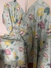 Shabby Chic Julian Charles curtains  size 62 ins wide x 54 ins drop tab top 