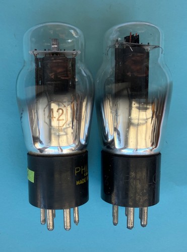 Pair philco output - 42, valves