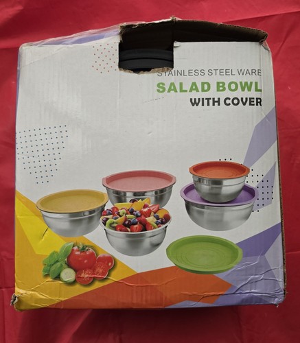 Metal salad bowls - salad,