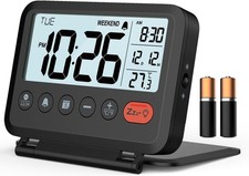 Travel Alarm Clock: 2-Level
