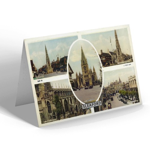 Greeting card vintage - greeting,