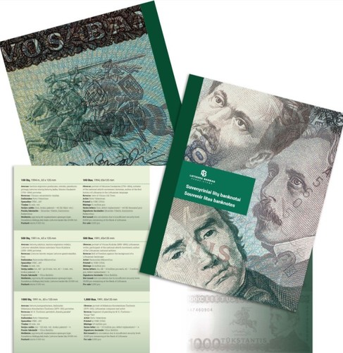 Lithuania set 100 500 and - 100,,