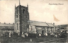 Osmotherley Church Northallerton Postcard To Evans William St Merthyr Tydfil