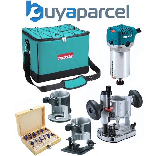 Makita rt0700cx2 240v - 240v, 1/4"