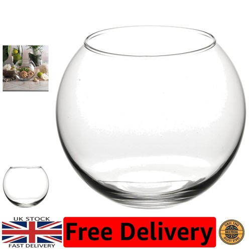 Classic 16cm round glass fish - 16cm,