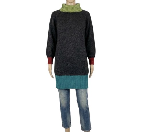 80s long jumper polo roll - polo, neck