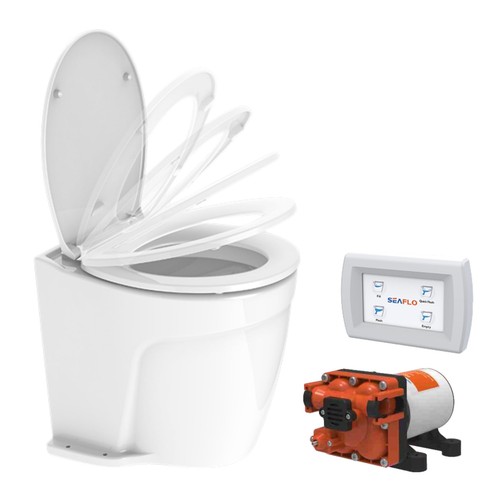 Seaflo deluxe flush electric - deluxe,