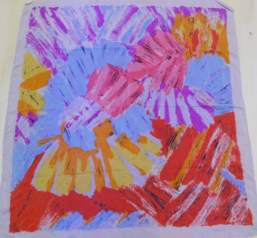 Foulard 100 pure silk vintage - 100%,