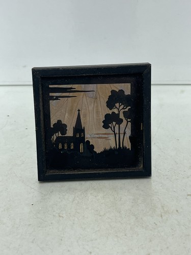 Miniature silhouette church - miniature,