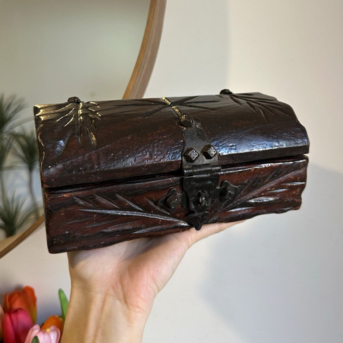 Vintage hand carved wooden - vintage,