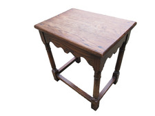 Vintage Small Side Table Solid