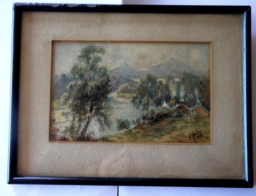 Original framed scottish - original,