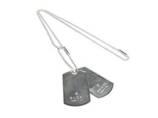 GUCCI Gucci Necklace Dog Tag