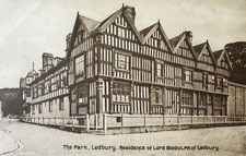 Ledbury The Park Home of Lord Biddulph of Ledbury Vintage Postcard Herefordshire