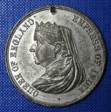 Wiltshire, Devizes, Queen Victoria Golden Jubilee Medal 1887. 39mm -Good- Read!