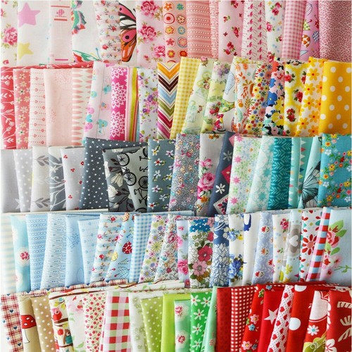 50x floral cotton fabric - cotton,