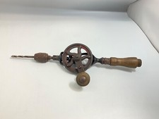 vintage handle reel drill classic red with bit vintage tools hand drill retro