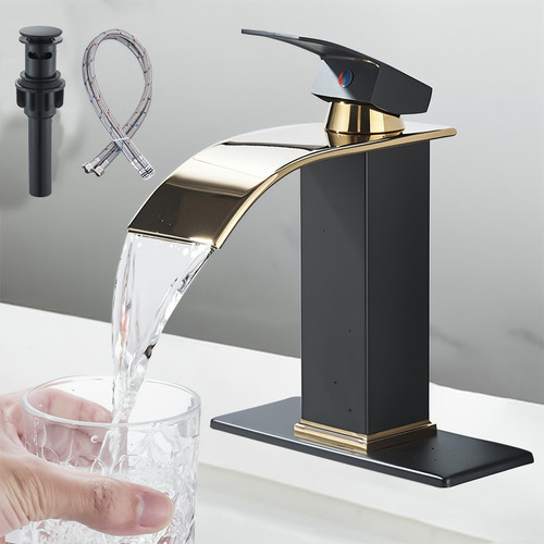 Waterfall bathroom sink faucet - sink,