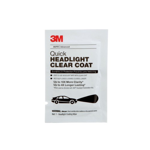 Quick headlight clear coat - 3m,