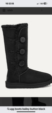UGG AUSTRALIA  BAILEY BUTTON TRIPLET BOOTS  BRAND NEW IN BOX 