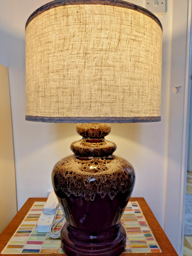 Large sculptural ceramic table - large,