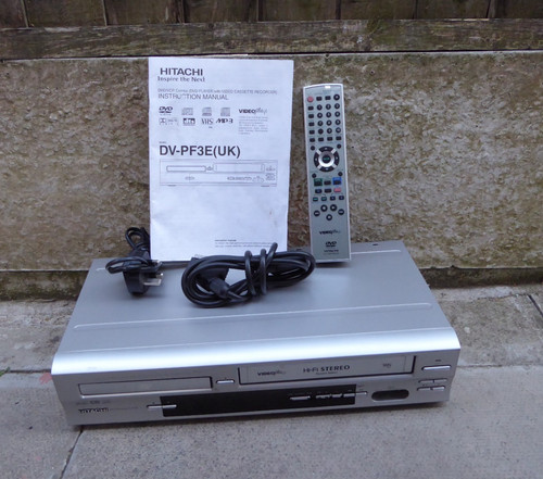 Hitachi pf3e combo vhs - hitachi, dvd