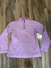 Fat Face Size 14 Pink 1/4 Zip Sweatshirt 