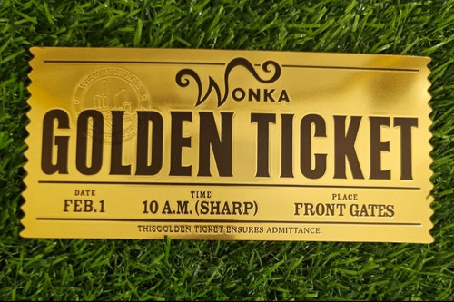 Willy wonka golden ticket - willy,