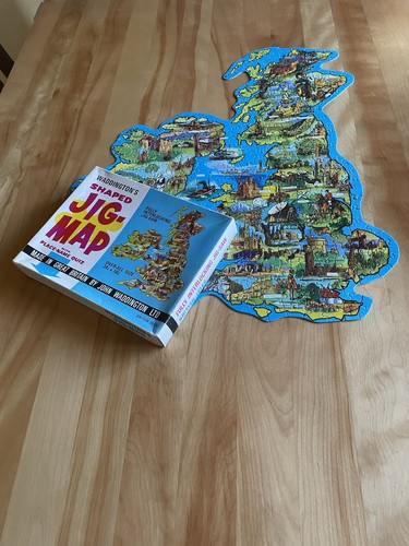 Waddingtons vintage jig map - jig,