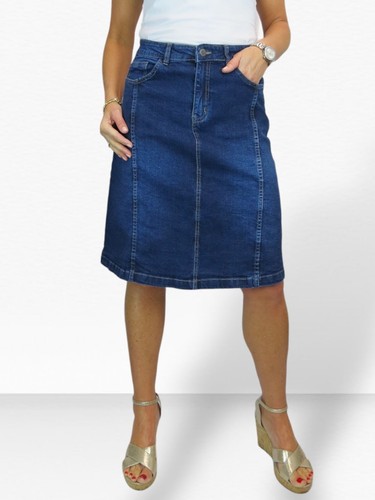 Women line stretch - line, denim