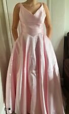 Beautiful Unworn Prom Dress, Size 10, Gorgeous Baby Pink Satin, "JOVANI"