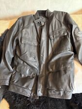 Men’s Belstaff “North Circular Road” Trial Master black leather biker Jacket