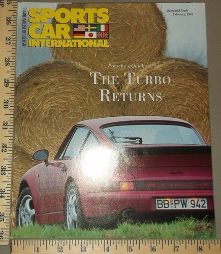 1991 porsche brochure - brochure, folder