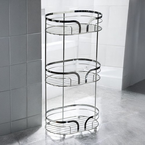 Bathroom storage chrome shower - storage,