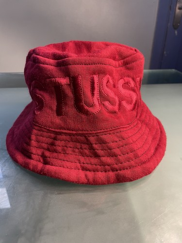 Stüssy red bucket - red, hat
